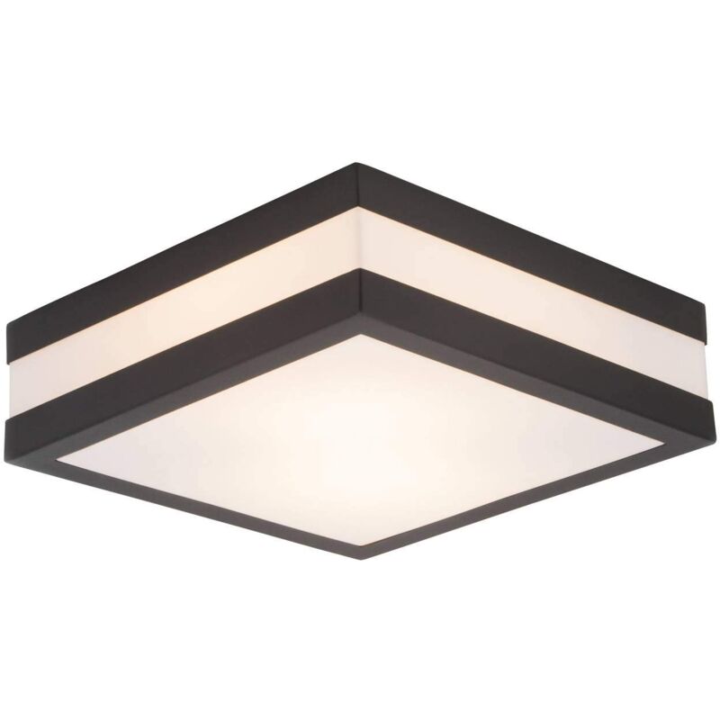 foto del prodotto brilliant lampada matteo lampada da parete e soffitto per esterno 29x29cm antracite bianco 2x lampade normali a60, e27, 11w, gf non specificate