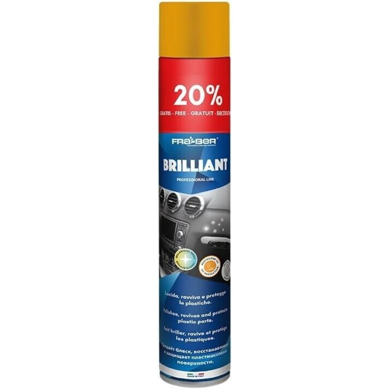 foto del prodotto brilliant lucida cruscotti professionale spray alla vaniglia 750ml fra ber