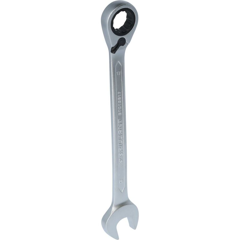 foto del prodotto brilliant tools chiave a cricco, reversibile, 17 mm