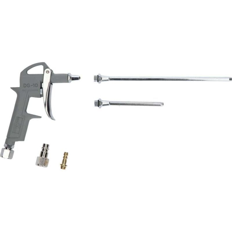 foto del prodotto brilliant tools pistola per aria compressa, compresi 3 ugelli intercambiabili