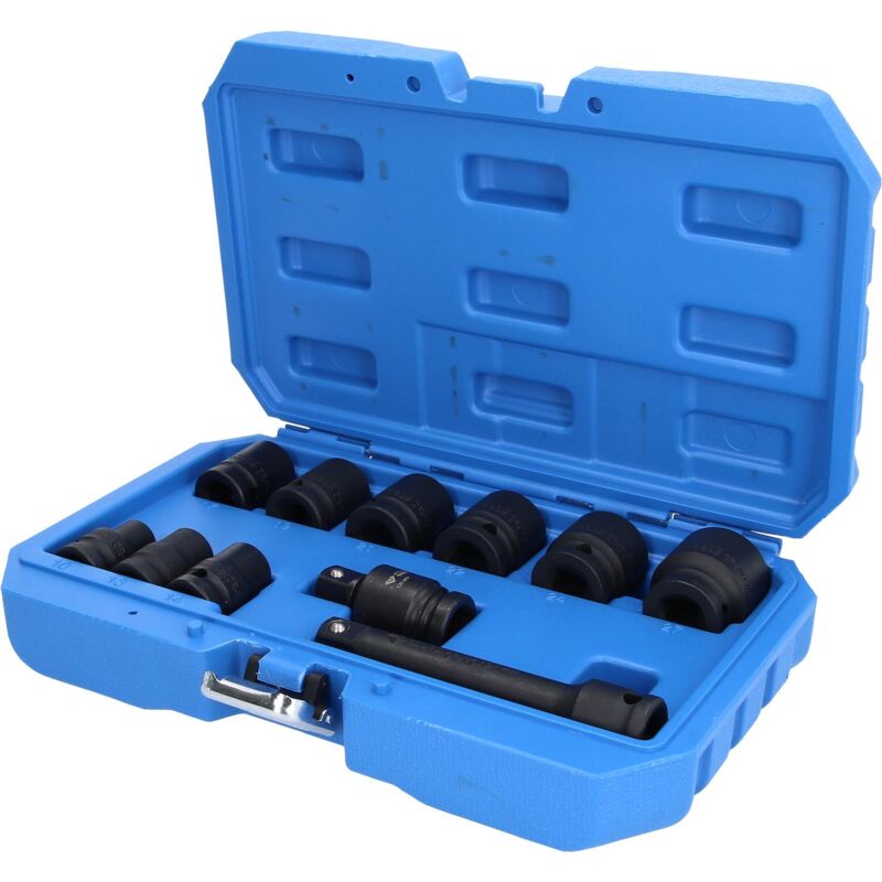 foto del prodotto brilliant tools serie di bussole per avvitatori a impulsi 1 2 apos apos esagonali, 11 pz., corte