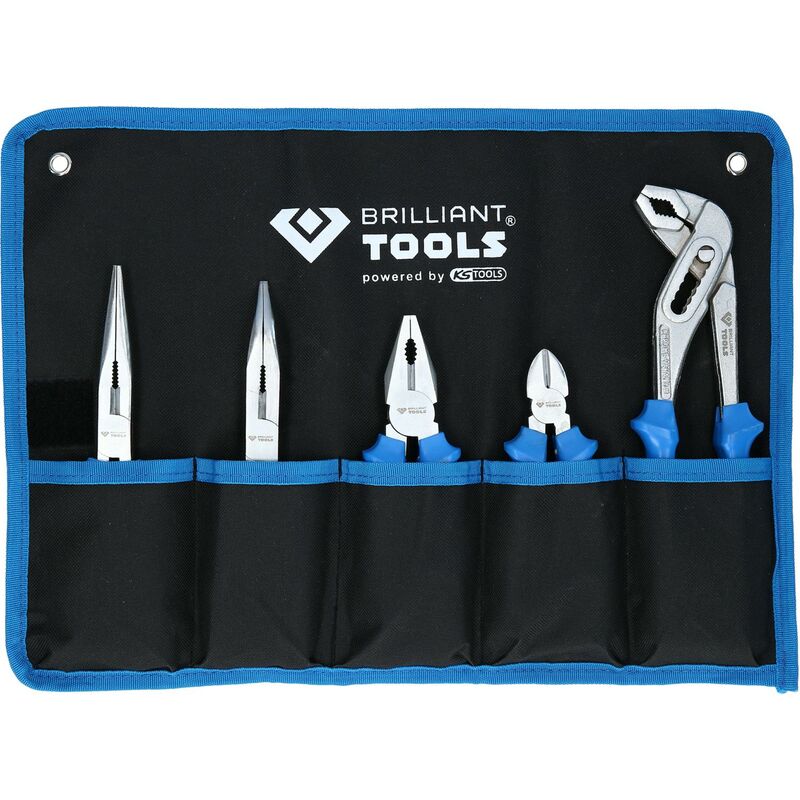 foto del prodotto brilliant tools serie di pinze,5pz.165 256mm