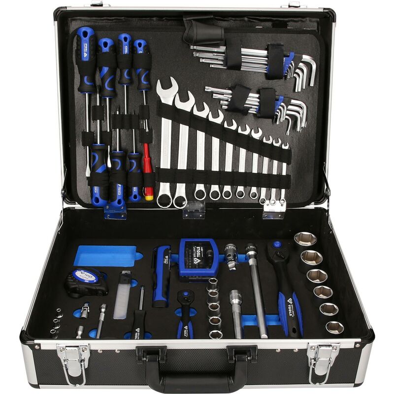 foto del prodotto brilliant tools - serie di utensili universali 1 4' 1 2', 143 pz