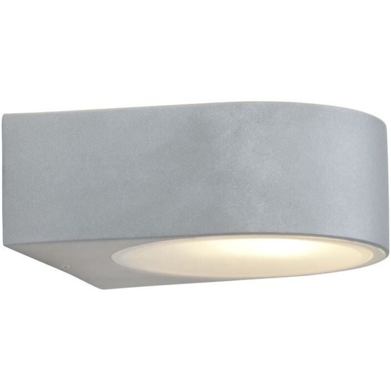 foto del prodotto brilliant tyler applique da esterno colore titanio metallo vetro e27 1x60w