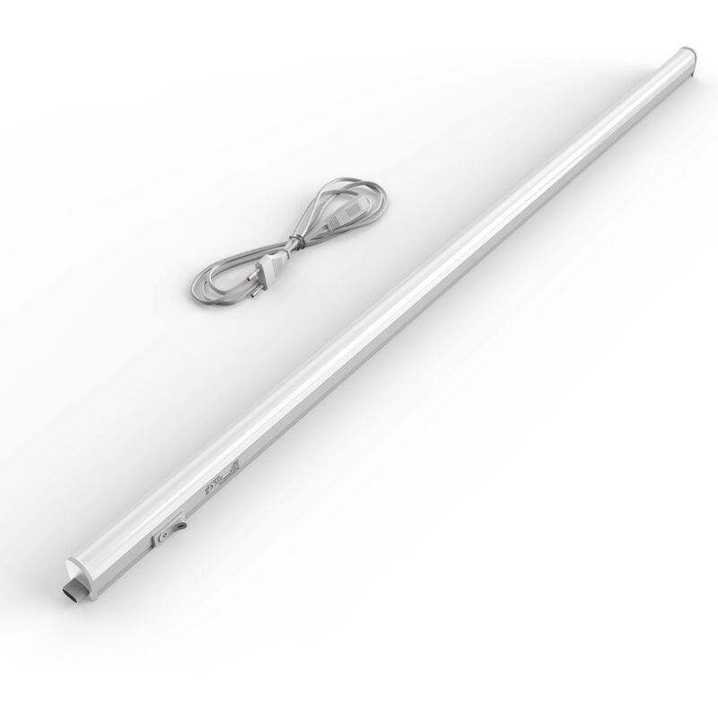 foto del prodotto brilo lampada da incasso led ner leuchten took, 10 w, 1100 lm, ip20, bianco, plastica, 87,3 x 2,2 x 3 cm