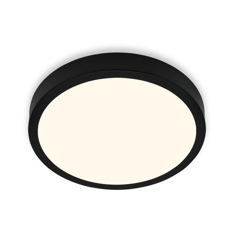 foto del prodotto brilo lampada da soffitto a led lampada da incasso lampada da officina 4000k 16w 28cm nero ner
