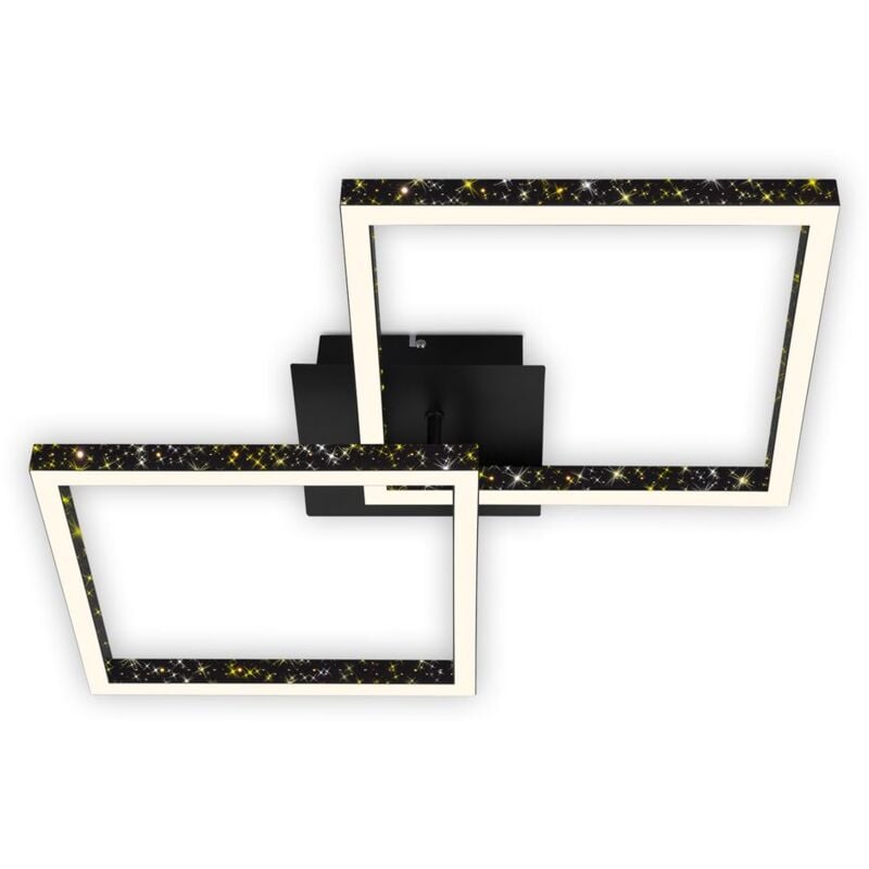 foto del prodotto brilo ner leuchten frame lampada da parete e da soffitto 3751015 effetto scintillante grazie alla struttura laser dimmerabile in pi 