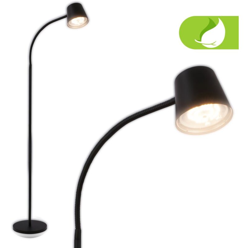 foto del prodotto briloner cielo led lampada da terra cordless, dimmerabile, touch, nero