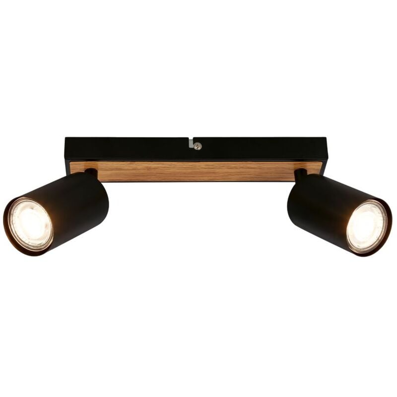 foto del prodotto briloner faretti da soffitto lampada da soffitto lampada da soffitto per camera da letto orientabile a 2 luci in legno