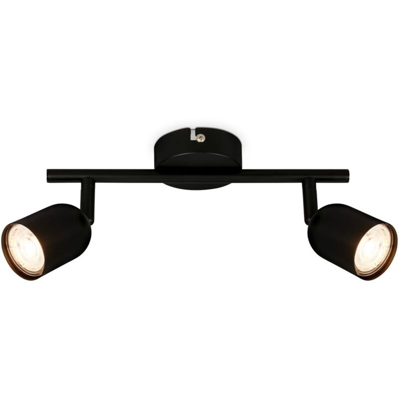 foto del prodotto briloner faretto da soffitto lampada da soffitto faretto da parete gu10 orientabile nero