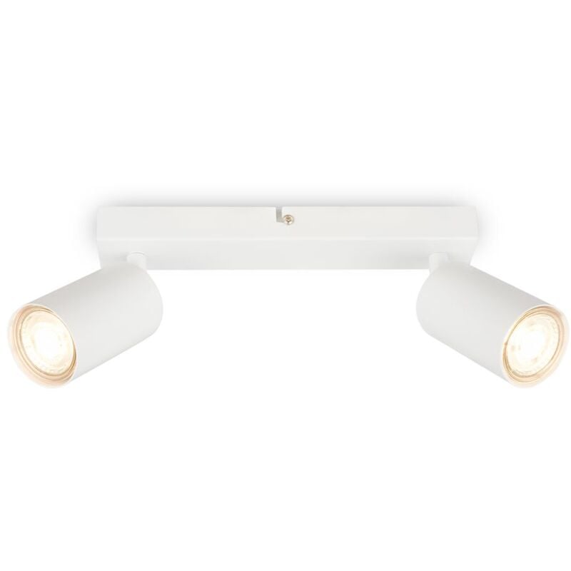 foto del prodotto briloner faretto da soffitto orientabile, on off tramite interruttore a parete, bianco