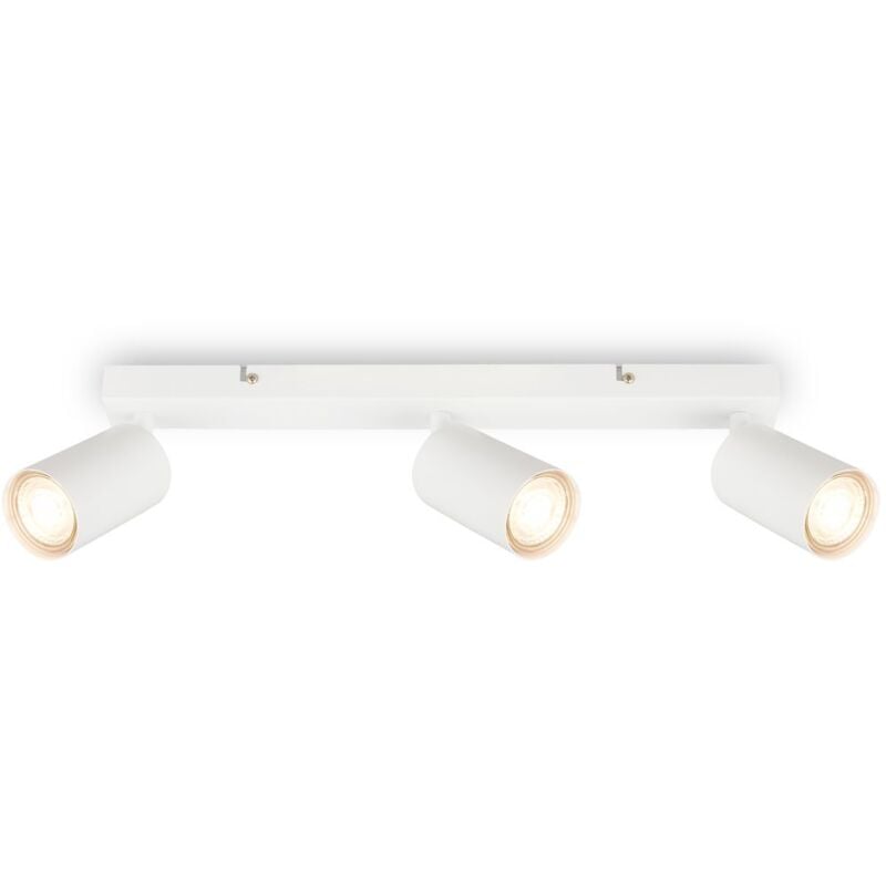 foto del prodotto briloner faretto da soffitto orientabile, on off tramite interruttore a parete, bianco