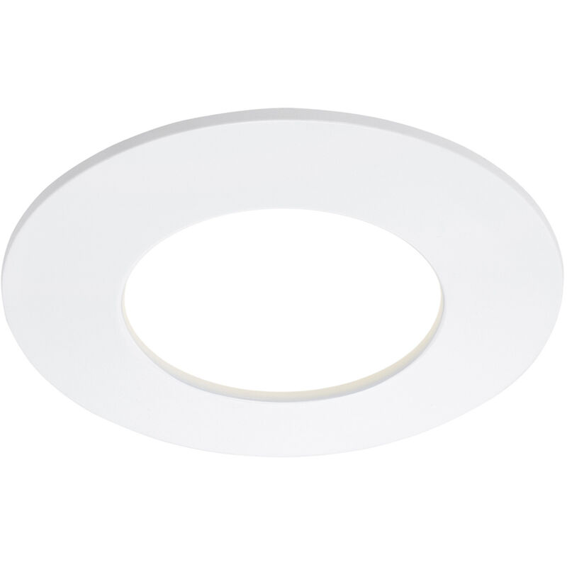 foto del prodotto briloner faretto incasso moderno flat in plastica bianco led integrato 5,5w 4000k