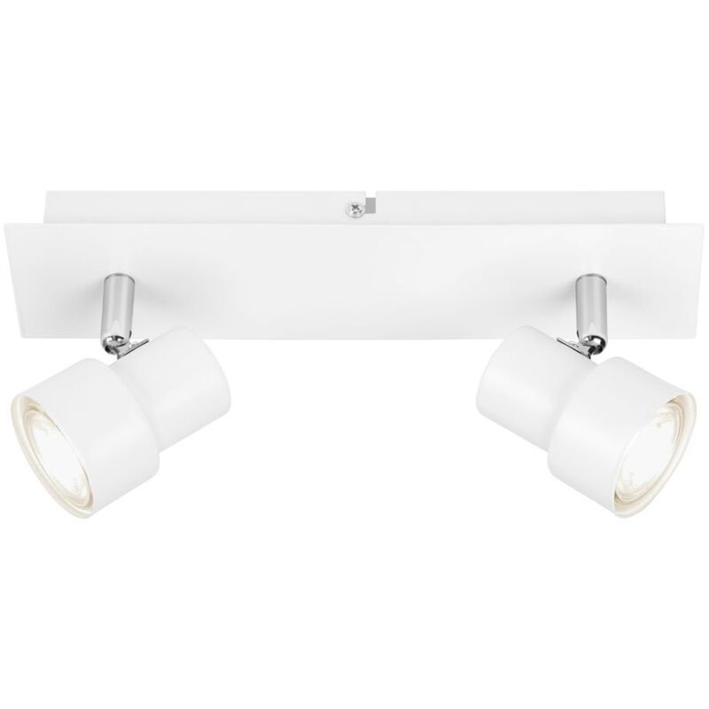 foto del prodotto briloner faretto led da soffitto orientabile e girevole 2x gu10 da 5w bianco