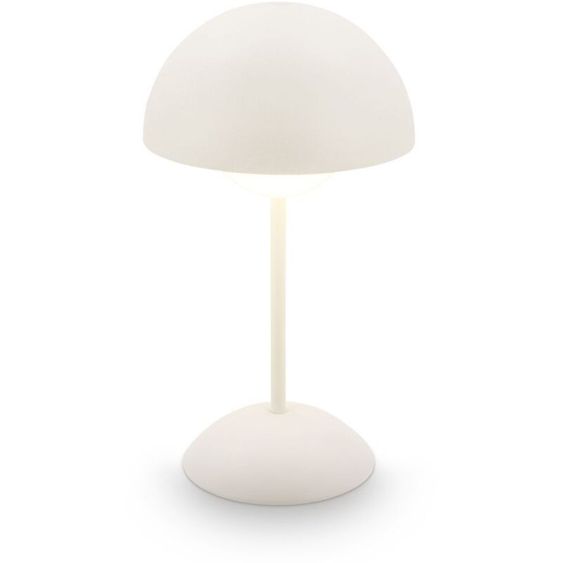 foto del prodotto briloner kugle lampada da tavolo senza fili ip44, dimmerabile, touch, batteria ricaricabile, protezione dagli spruzzi d acqua, bianco antico, 16 x