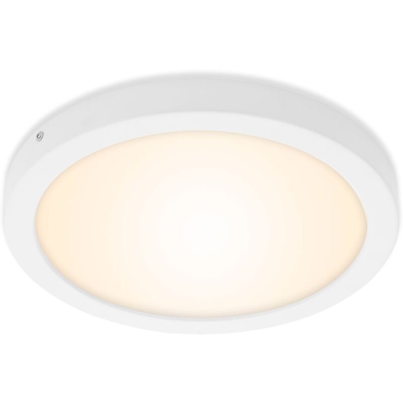 foto del prodotto briloner lampada a led da incasso 3000k ip20 21,4 w bianco metallo plastica 30 cm