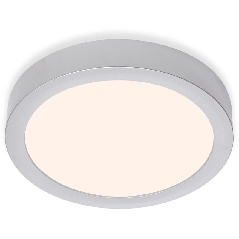 foto del prodotto briloner lampada a led da incasso, lampada da soffitto 16,5 w 3000k cromo opaco ip20 22,5cm