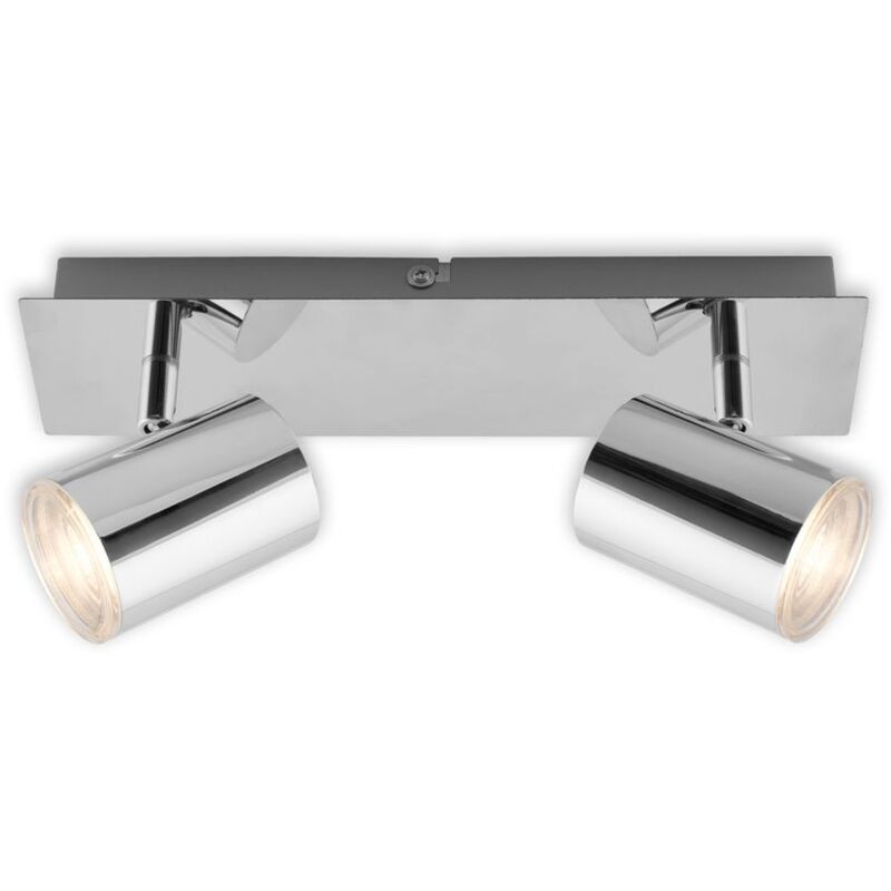 foto del prodotto briloner lampada da bagno a led faretto ip44 gu10 ip44 5 w cromo metallo plastica