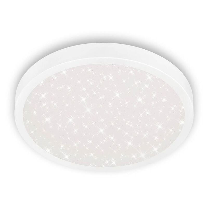 foto del prodotto briloner lampada da soffitto a led cielo stellato 24 w bianco metallo plastica 38 cm