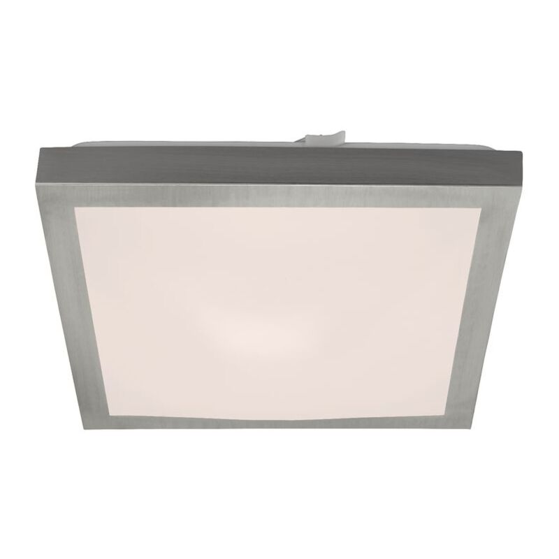 foto del prodotto briloner lampada da soffitto a led con effetto retroilluminazione in plastica e metallo 3000k 12w nichel
