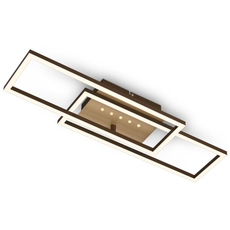 foto del prodotto briloner lampada da soffitto a led con punti led, marrone oro, led 30w