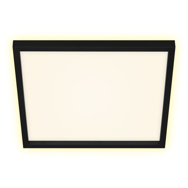 foto del prodotto briloner lampada da soffitto a led con retroilluminazione 22 w nera in plastica