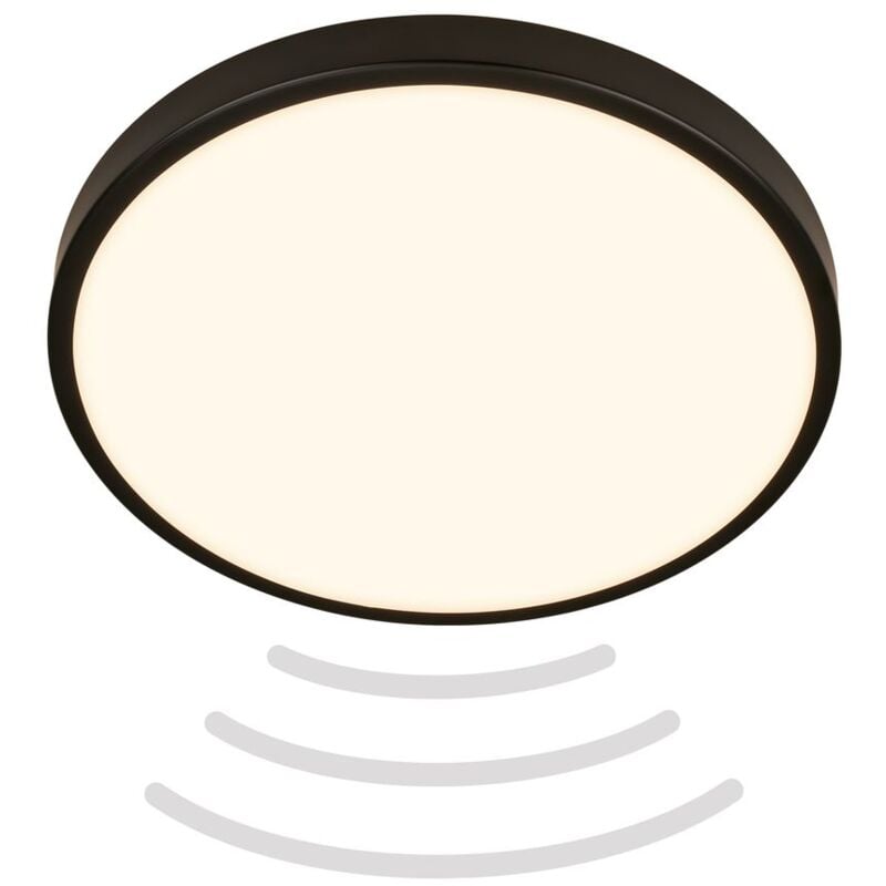 foto del prodotto briloner lampada da soffitto a led con sensore di movimento ip54 lampada da bagno a led lampada da bagno bianco caldo