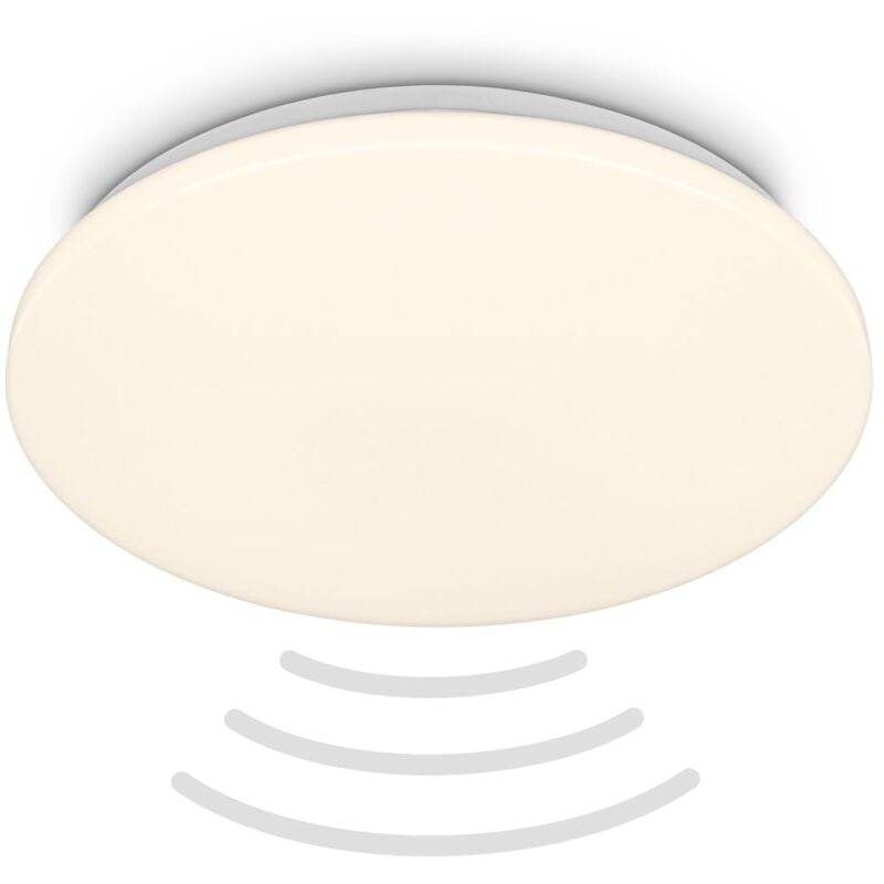 foto del prodotto briloner lampada da soffitto a led con sensore di movimento ip54 lampada da bagno a led lampada da bagno bianco caldo