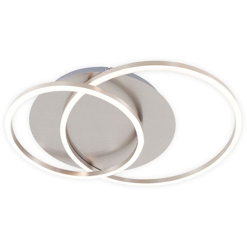 foto del prodotto briloner lampada da soffitto a led dimmerabile con funzione di memoria, orientabile, 30 cm, 40 w, argento