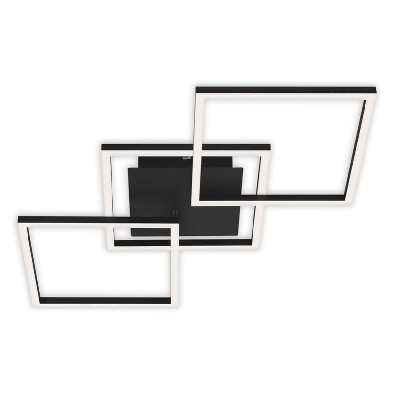 foto del prodotto briloner lampada da soffitto a led dimmerabile orientabile 30 w nero metallo plastica