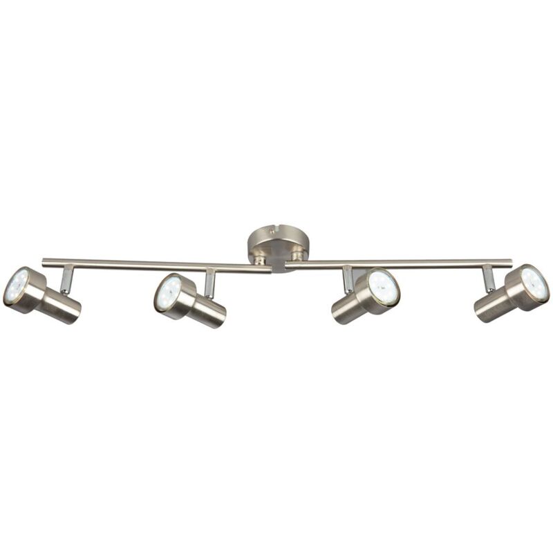 foto del prodotto briloner lampada da soffitto a led faretto 4xgu10 orientabile 3000k 12w nichel opaco
