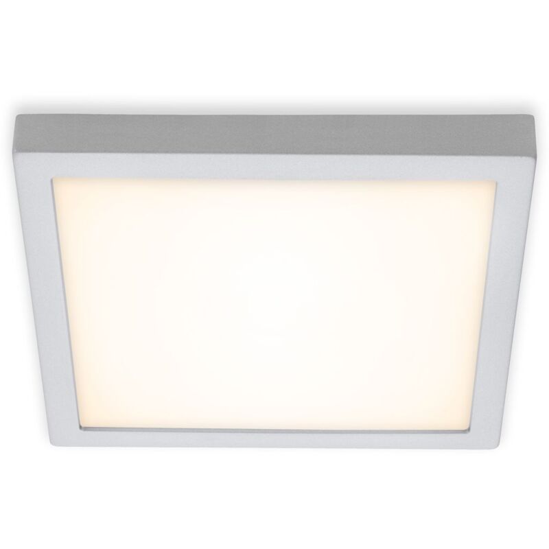 foto del prodotto briloner lampada da soffitto a led lampada da soffitto 21 watt quadrata 3000k cromo opaco