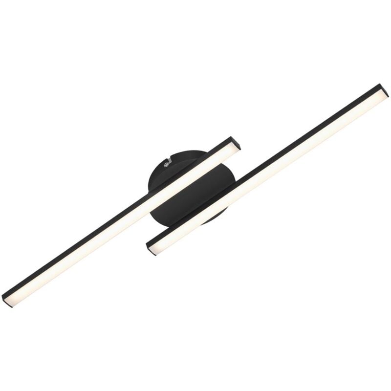 foto del prodotto briloner lampada da soffitto a led lampada da soffitto a 2 luci 12 w nero 3000k metallo
