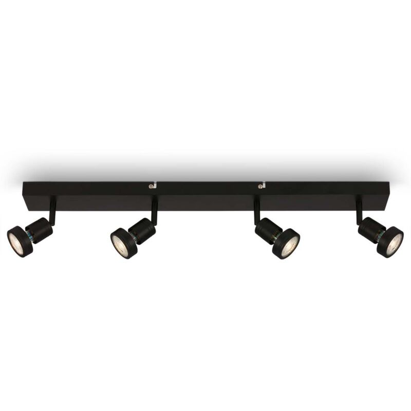 foto del prodotto briloner lampada da soffitto a led lampada da soffitto faretti orientabili 5w 4xgu10 nero