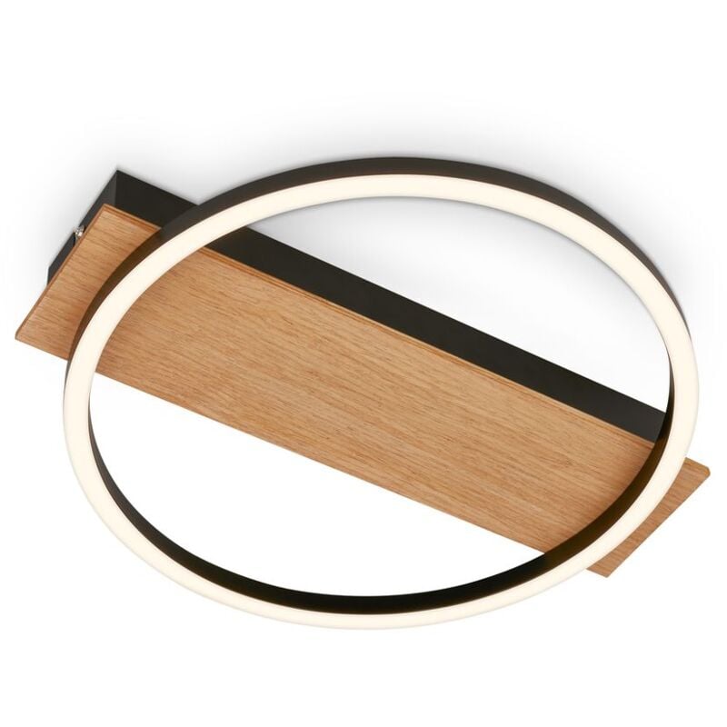 foto del prodotto briloner lampada da soffitto a led lampada da soffitto in legno soggiorno camera da letto luce bianca calda