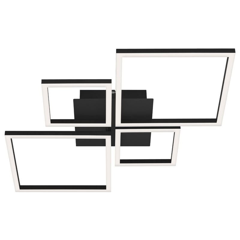 foto del prodotto briloner lampada da soffitto a led lampada da soffitto orientabile dimmerabile 48 w nero