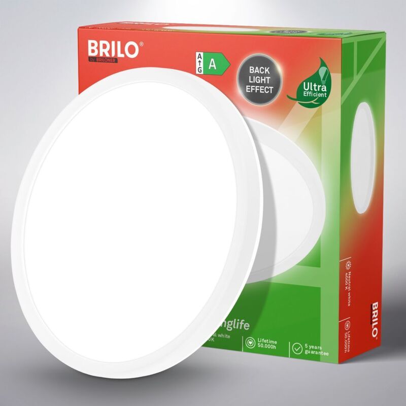 foto del prodotto briloner lampada da soffitto a led lampada da soffitto pannello led classe di efficienza energetica a piatta retroilluminata