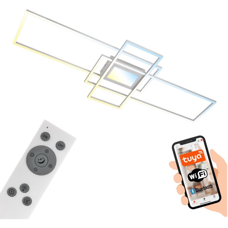 foto del prodotto briloner lampada da soffitto a led lampada da soffitto smart soggiorno dimmerabile telecomando cct