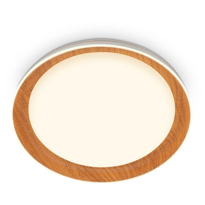 foto del prodotto briloner lampada da soffitto a led lampada da soffitto soggiorno camera da letto corridoio decorazione in legno bianco caldo