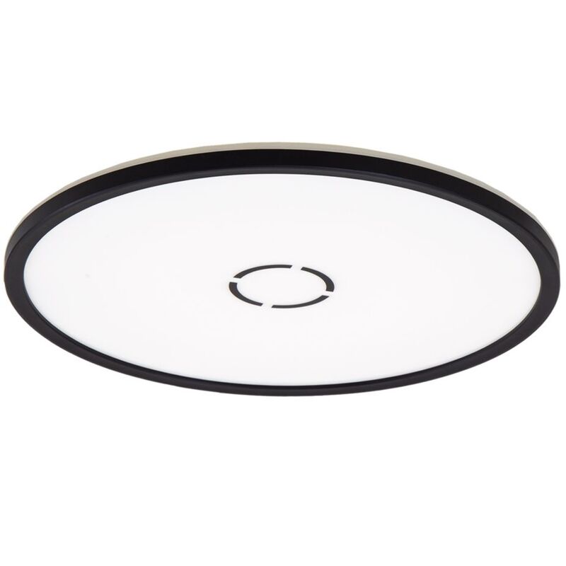 foto del prodotto briloner lampada da soffitto a led lampada da soffitto ultrapiatta 22 w 4000k bianco nero 42cm