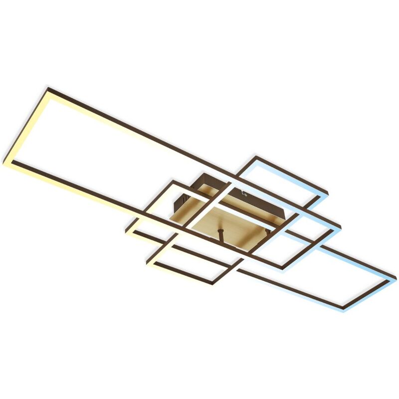 foto del prodotto briloner lampada da soffitto a led telecomando cct luce notturna orientabile 51w oro