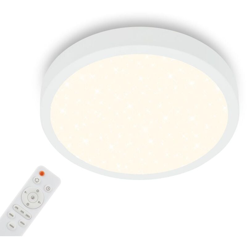foto del prodotto briloner lampada da soffitto cielo stellato, lampada da soffitto dimmerabile, temperatura di colore regolabile, lampada da parete, telecomando,