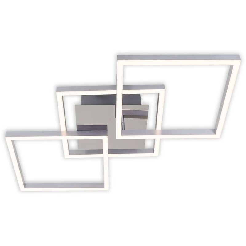 foto del prodotto briloner lampada da soffitto led dimmerabile orientabile 36 w argento metallo plastica ip20