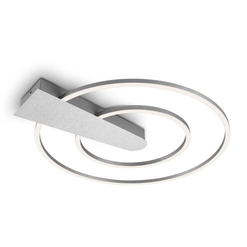 foto del prodotto briloner lampada da soffitto led lampada da parete dimmerabile 28 w argento metallo plastica