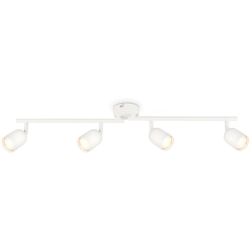foto del prodotto briloner lampada da soffitto, orientabile, attacco gu10, bianco, 70,5 x 8 x 11 cm