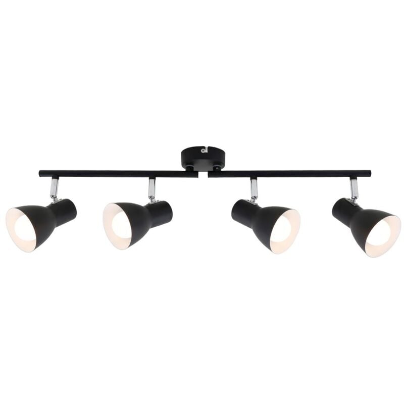 foto del prodotto briloner lampada da soffitto spot lampada retro orientabile e14 25 w nero metallo