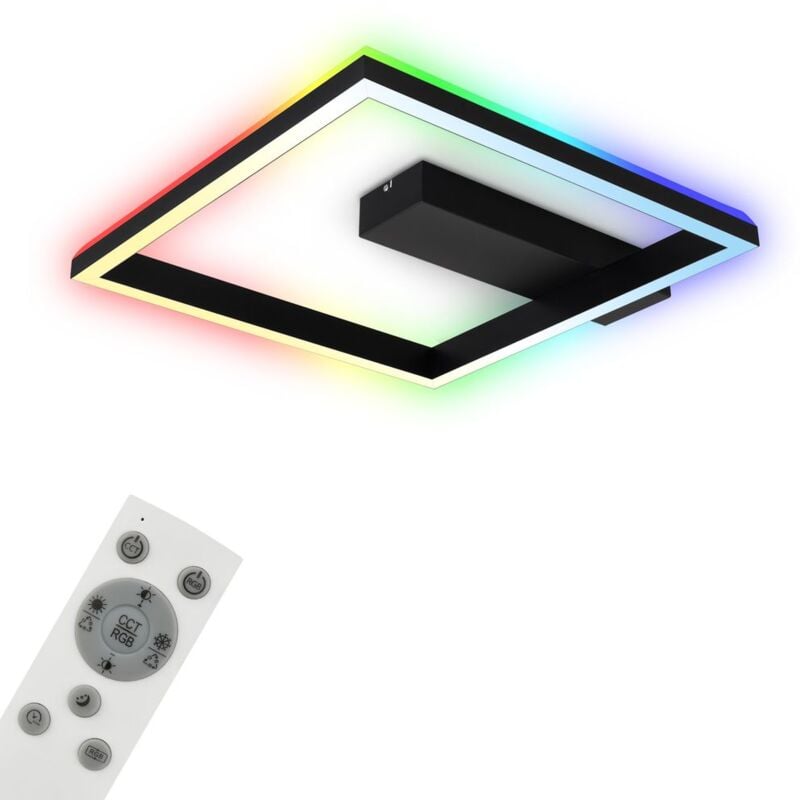 foto del prodotto briloner leuchten frame back lampada da parete e soffitto 3736015 telecomando incluso controllo della temperatura del colore cct cambio