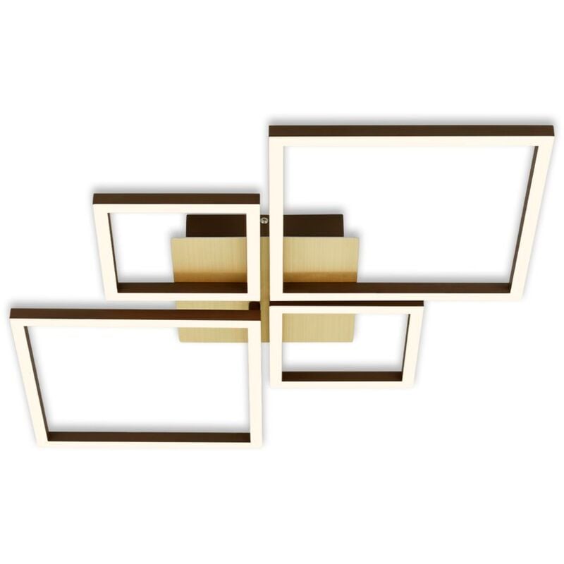 foto del prodotto briloner leuchten frame lampada da parete e da soffitto 3128017 dimmerabile a pi livelli 3000k bianco caldo funzione memoria