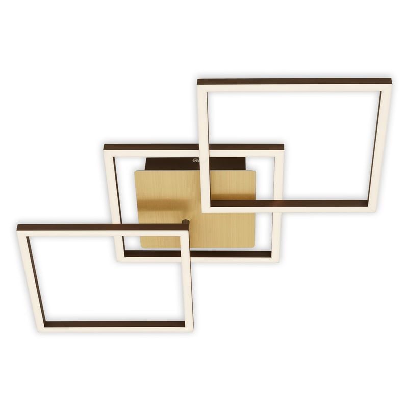 foto del prodotto briloner leuchten frame lampada da parete e da soffitto 3217017 dimmerabile in gradini 3000k bianco caldo funzione memoria orientabile