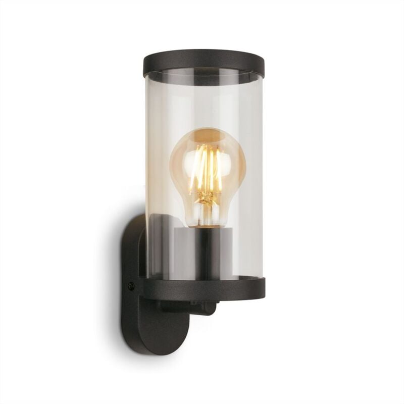 foto del prodotto briloner leuchten kairo lampada da parete e soffitto 3600015 protezione dagli spruzzi d acqua ip44 attacco e27 23 x 9,5 x 11,5 cm